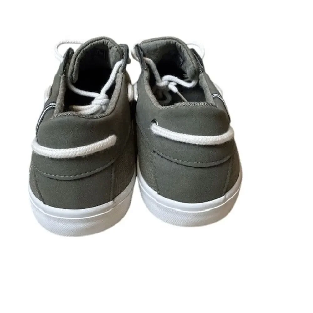 Nautica Spinnaker Boat Shoe Washed Burlap‎ Malad Dusty Olive Green 8